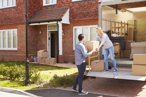 A removals team planning a move in Welling