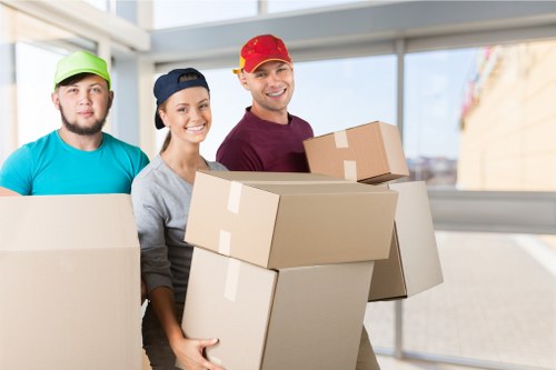 Checklist and packed essentials prepared for a home relocation in Welling