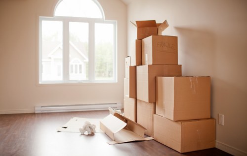 Removal van ready for a home move in Welling