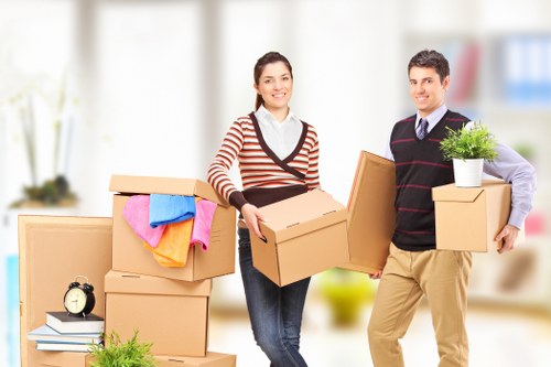 Local removals crew handling a family home move in the Welling area
