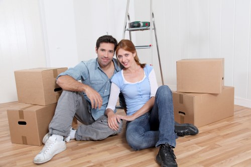 Residential moving truck service near Welling properties