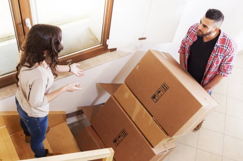 Van transport for a small flat move in Welling