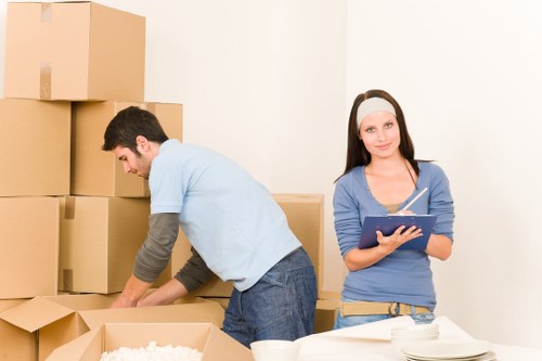 Careful loading of furniture by a local removal company in Welling