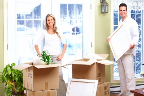 Preparing desks and office supplies for relocation
