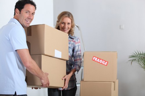 Unpacking boxes into a new Welling home or office