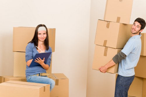 Secure moving service with trained staff and safety equipment